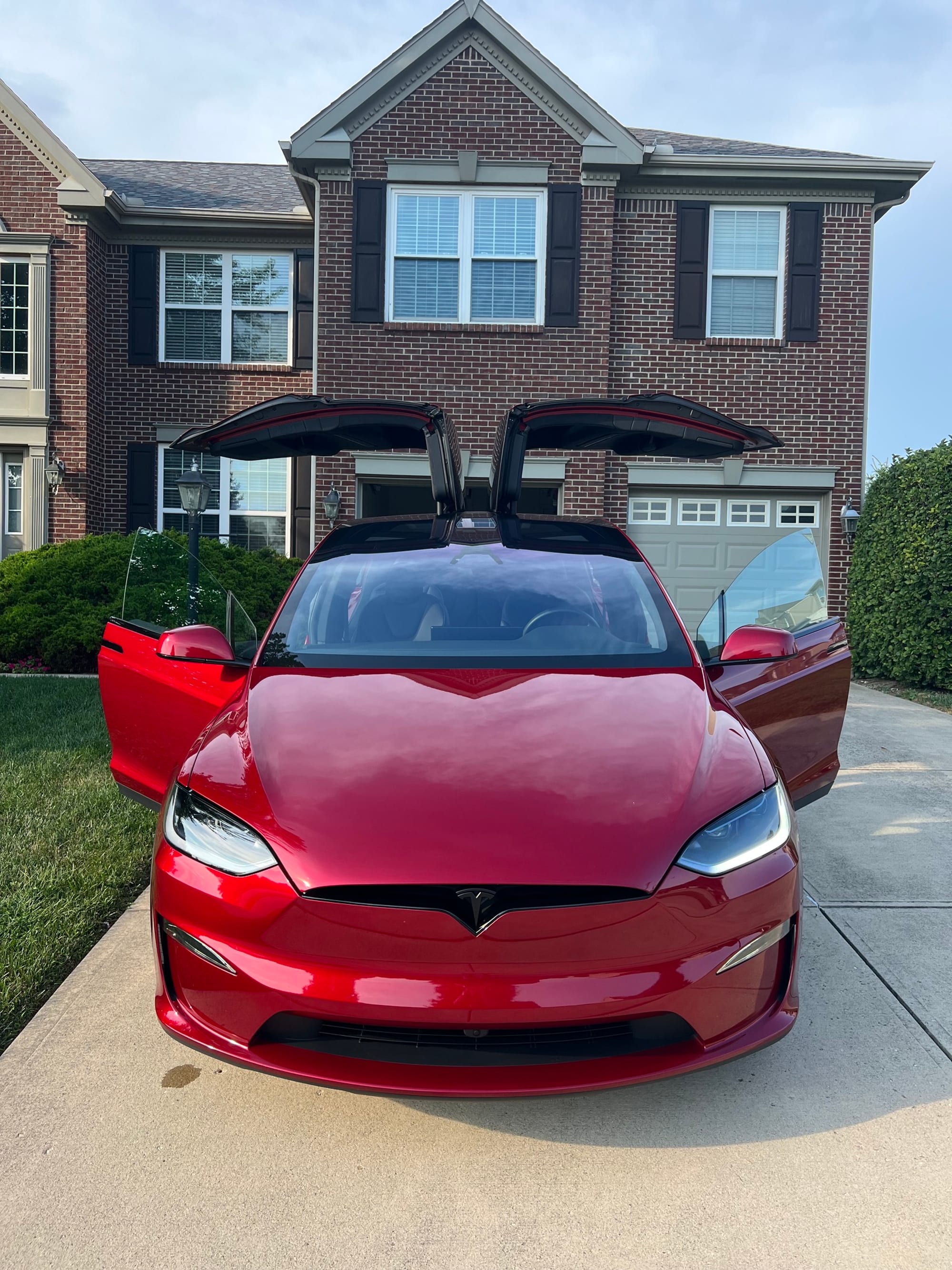 2026 Tesla Model X All-Wheel Drive in Red — photo 1 of 28