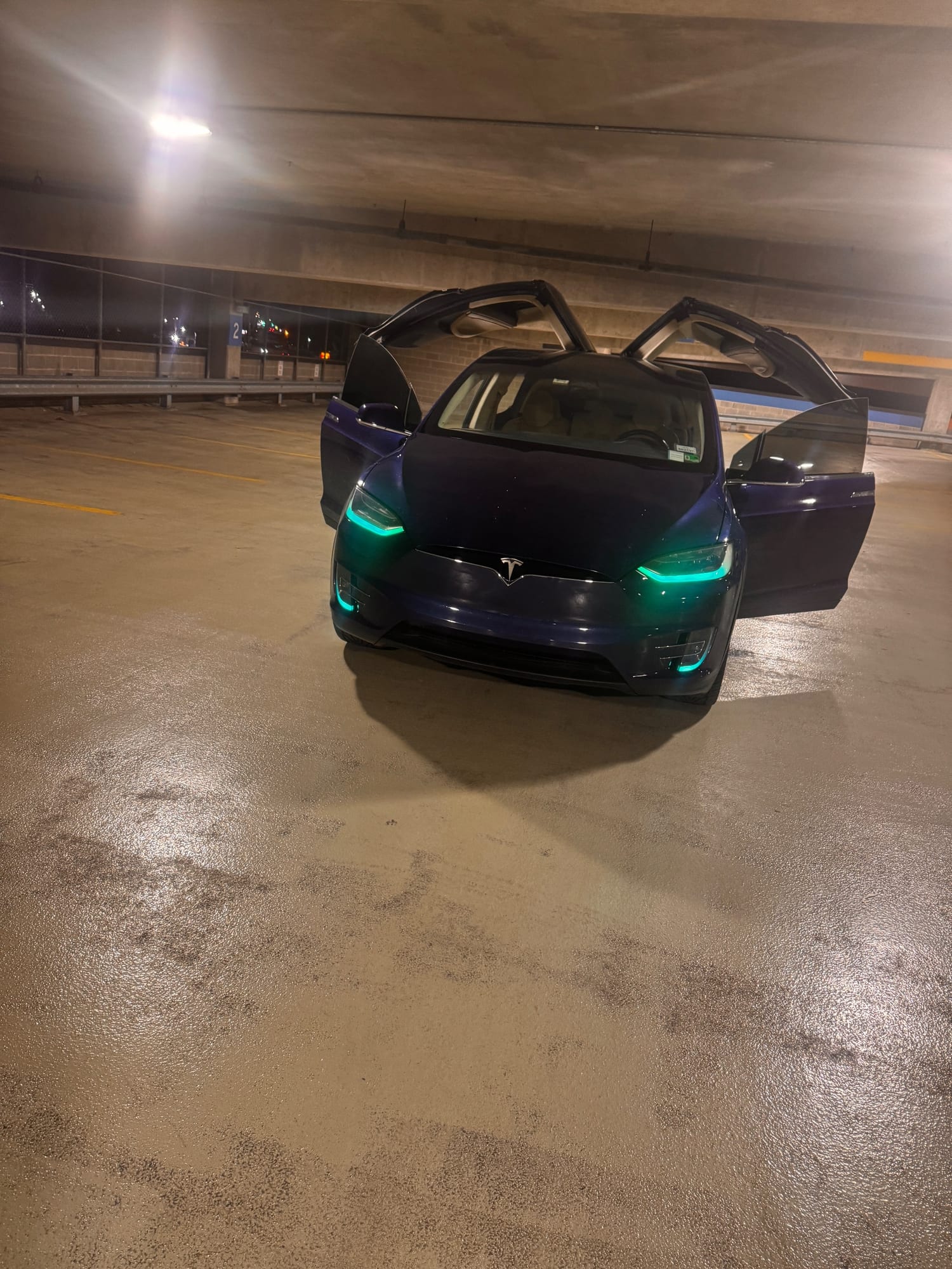 2017 Tesla Model X 100D Ludicrous Performance in Blue — photo 1 of 2