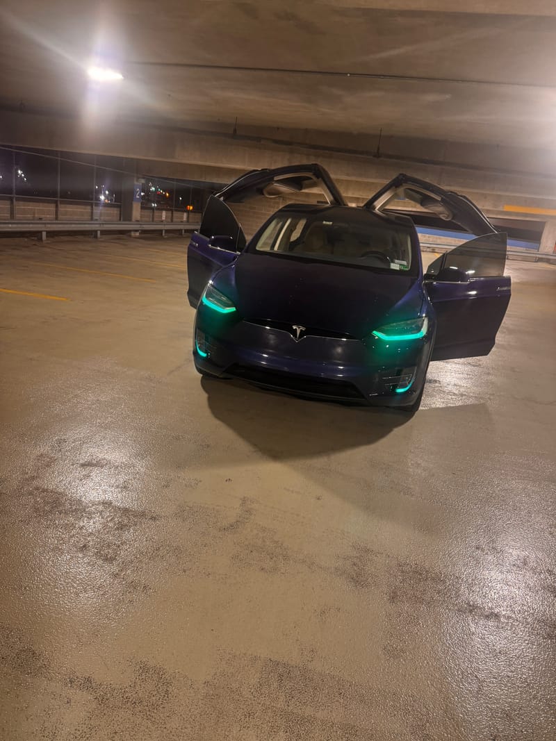 2017 Tesla Model X 100D Ludicrous Performance Blue